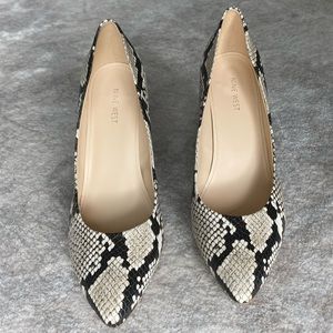 Size 12 Snakeskin Block heel